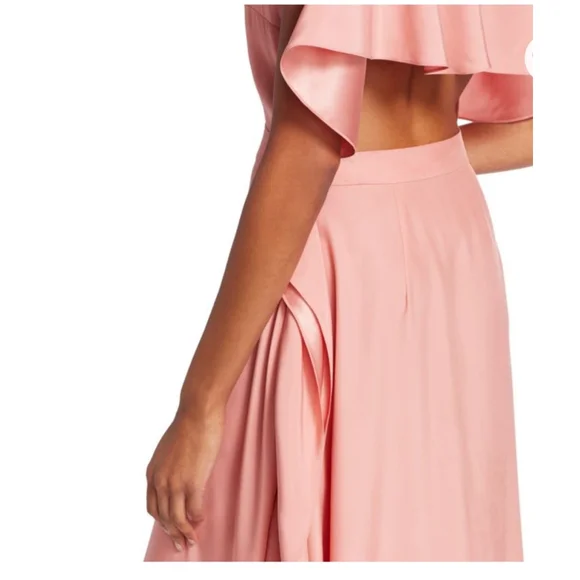 STELLA MCCARTNEYRosa Flutter Silk Midi Dress Medium‎